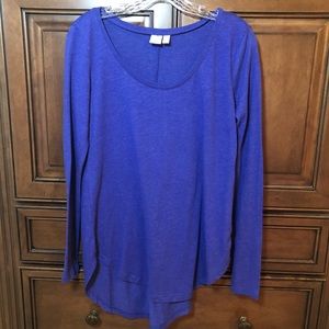 Nordstrom BP Long Sleeve Heather Blue Long Sleeve